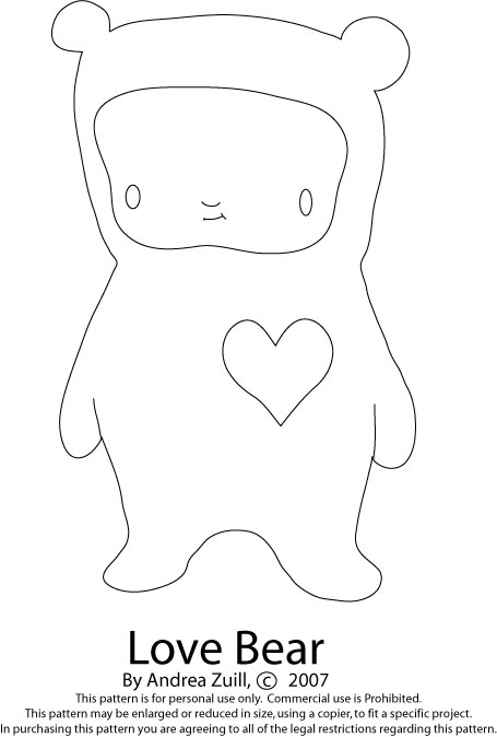 Click on the image to see the full size Love Bear.