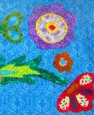 Snake Quilt, The beginning DETAIL
