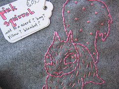 Badbird’s Squirrel Embroidery Set by Cathy Gaubert