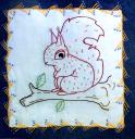 Squirrel Tote Bag Detail