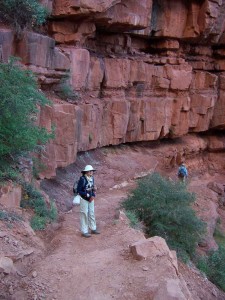 Amy on the North Kaibab Trail