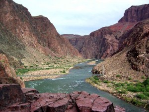 Bottom of the Grand Canyon, Colorado River, near Phantom Ranch