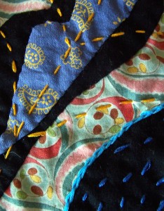 Black Rabbit Quilt Detail