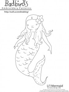 Li\'l Mermaid by Andrea Zuill