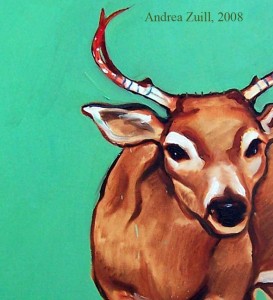 Sacred Deer by Andrea Zuill, 2008, DETAIL, 36\ Sacred Deer by Andrea Zuill, 2008, DETAIL, 36\