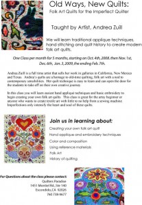 quilting class 
