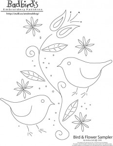 Bird & Flower Sampler by Andrea Zuill
