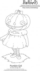 Pumkin Girl by Andrea Zuill, aka Badbird