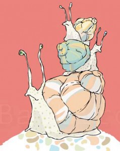 Snail Stack by Andrea Zuill