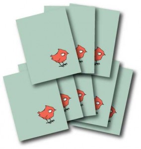 Angry Bird Greeting Card