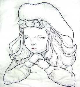 Cowgirl Embroidery by Andrea Zuill