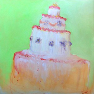White Vision Cake by Andrea Zuill