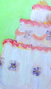 White Vision Cake, Detail by Andrea Zuill