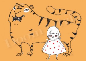 Tiffany & Her Kitty by Andrea Zuill